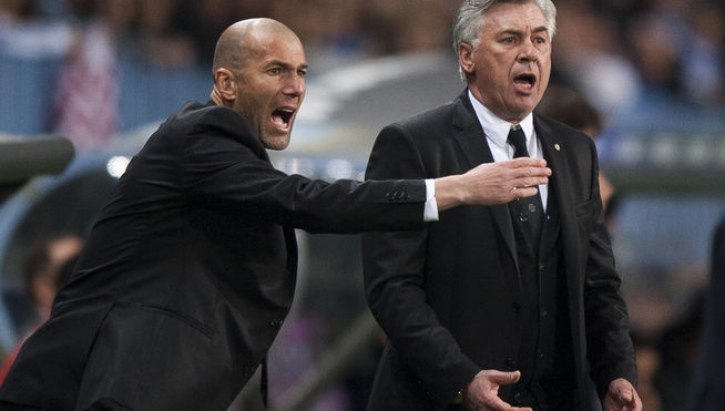Ancelotti backs Zidane to become a great coach Ancelotti backs Zidane to become a great coach