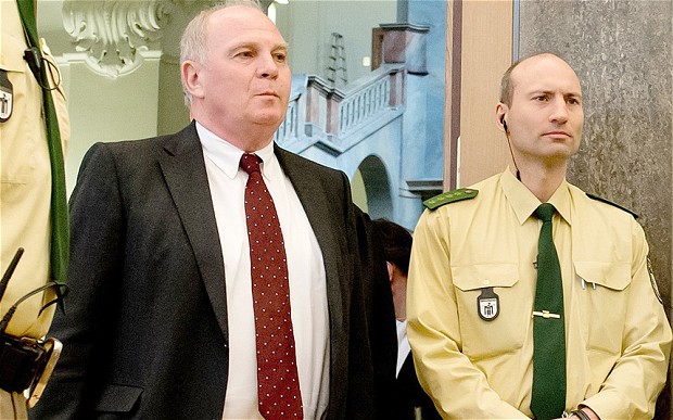 Hoeness re-elected Bayern president following return from jail