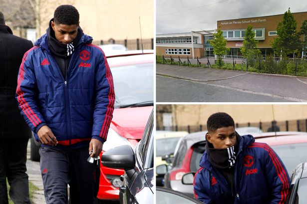Man United starlet Rashford heads back to school – hours after Arsenal heroics Man United starlet Rashford heads back to school – hours after Arsenal heroics