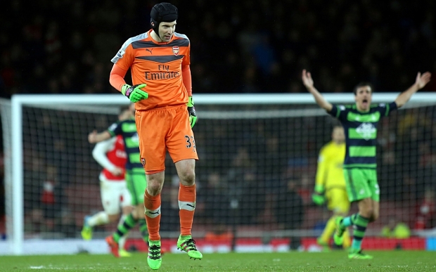 Cech ruled out for up to a month in fresh blow to Arsenal title hopes Cech ruled out for up to a month in fresh blow to Arsenal title hopes