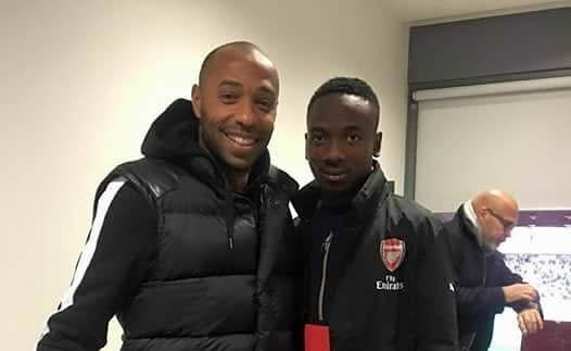Kelechi Nwakali posts picture from Arsenal’s training ground ahead of move