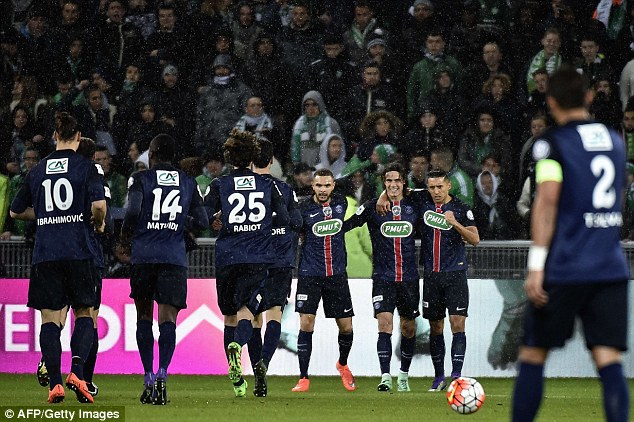 PSG keep treble hopes alive after beating Saint-Etienne 3-1 in French Cup quarter-finals PSG keep treble hopes alive after beating Saint-Etienne 3-1 in French Cup quarter-finals