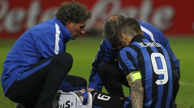 Inter confirm Icardi will be out for one month Inter confirm Icardi will be out for one month