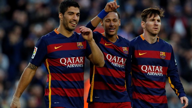 MSN demolish Arsenal to scale into UCL quarter-finals MSN demolish Arsenal to scale into UCL quarter-finals