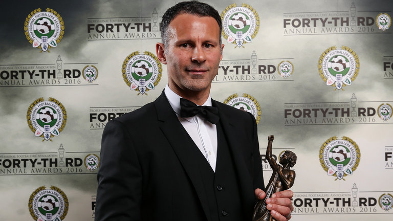 Manchester United legend Ryan Giggs handed PFA Merit Award
