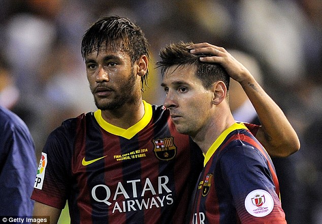 Neymar: I’m not ashamed of playing for Messi, he’s the man