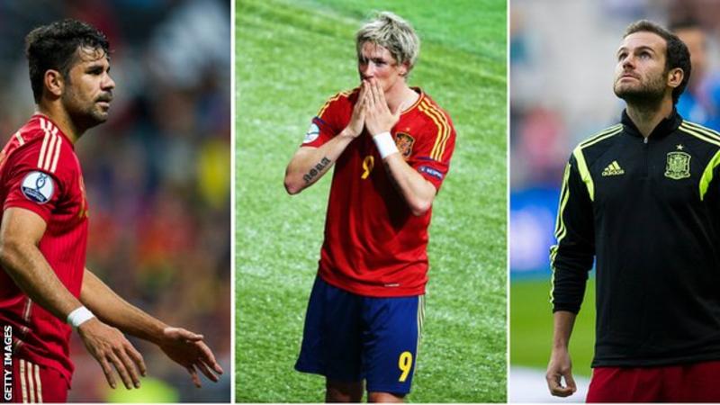 Diego Costa, Mata and Torres left out of Spain squad for Euro 2016 Diego Costa, Mata and Torres left out of Spain squad for Euro 2016