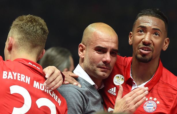 Guardiola in tears after bowing out of Bayern with German Cup victory Guardiola in tears after bowing out of Bayern with German Cup victory