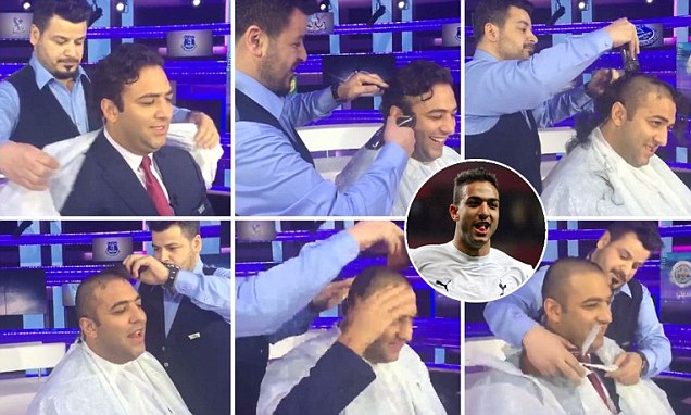 Mido has head shaved on TV after betting Leicester won’t win the Premier League title Mido has head shaved on TV after betting Leicester won’t win the Premier League title
