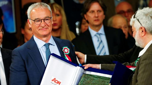 Ranieri granted knighthood by Italian president Ranieri granted knighthood by Italian president