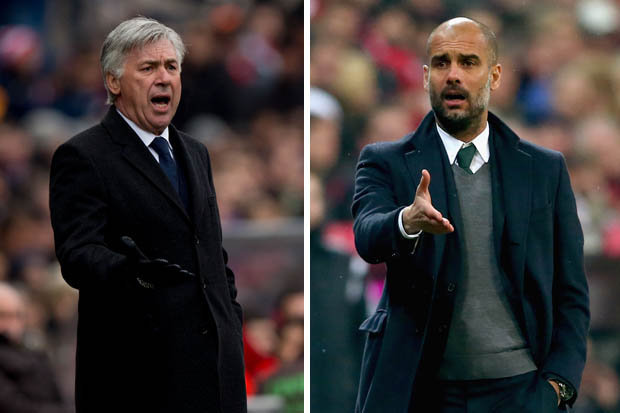 Guardiola and Ancelotti set to clash in their first games in charge of Man City and Bayern Munich Guardiola and Ancelotti set to clash in their first games in charge of Man City and Bayern Munich