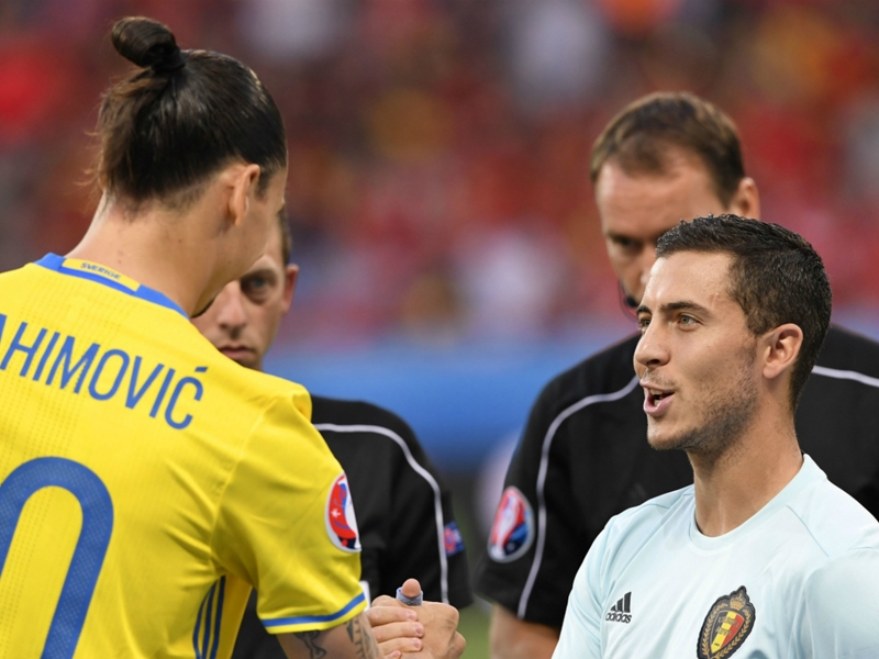 Hazard: Ibrahimovic will always be a big name in football Hazard: Ibrahimovic will always be a big name in football