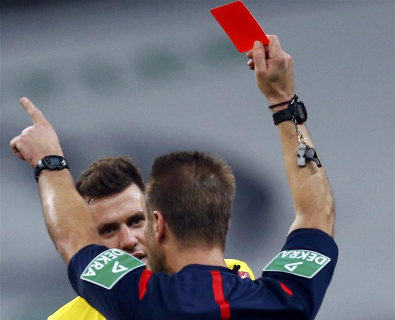 Swedish footballer sent off for farting too loudly on the pitch Swedish footballer sent off for farting too loudly on the pitch