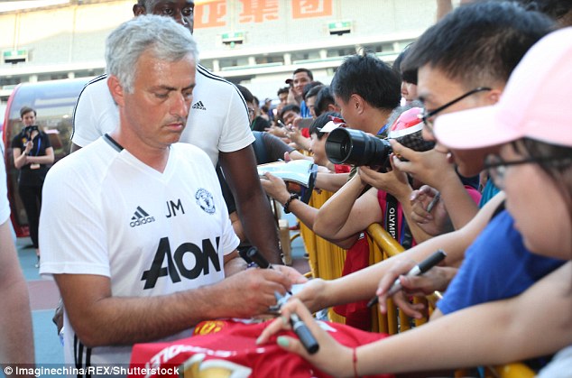 Mourinho refuses to sign Chelsea shirt in Man United’s pre-season tour in China Mourinho refuses to sign Chelsea shirt in Man United’s pre-season tour in China