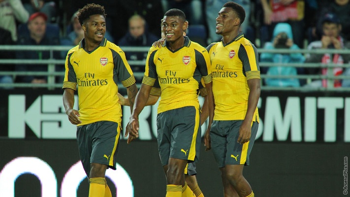 Iwobi hits brace in Arsenal’s 8-0 thrashing of Viking