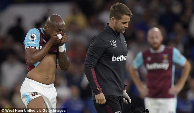 West Ham record signing Andre Ayew ruled out for four months West Ham record signing Andre Ayew ruled out for four months
