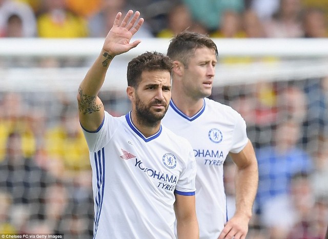 Conte praises Fabregas attitude as midfielder fights for Chelsea place Conte praises Fabregas attitude as midfielder fights for Chelsea place