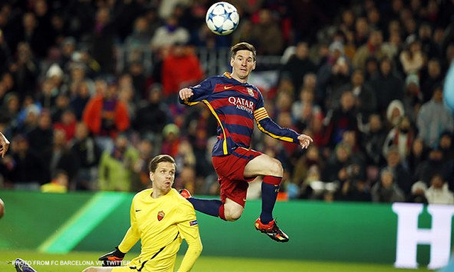 Messi’s goal against Roma wins UEFA award Messi’s goal against Roma wins UEFA award