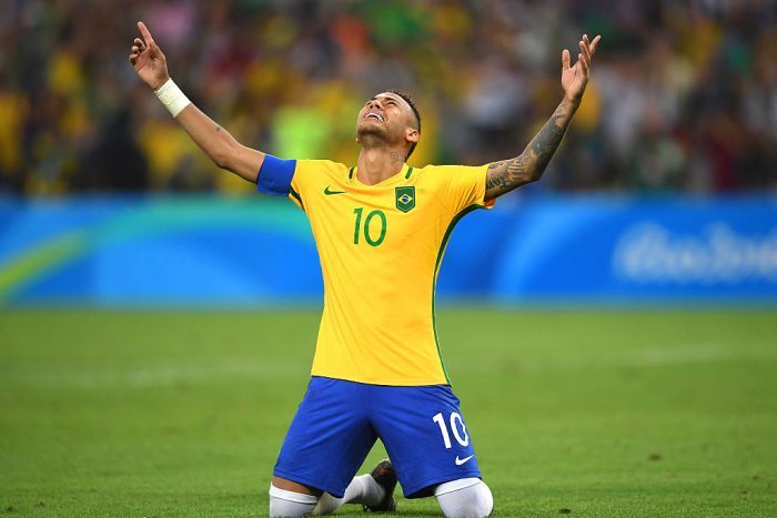 Neymar breaks down in tears after helping Brazil win first ever Olympic football gold Neymar breaks down in tears after helping Brazil win first ever Olympic football gold