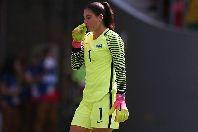 USA goalkeeper Hope Solo brands Sweden football team a “bunch of cowards” after Olympic defeat USA goalkeeper Hope Solo brands Sweden football team a “bunch of cowards” after Olympic defeat