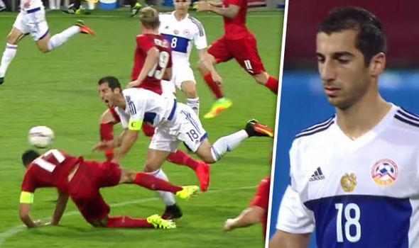 Man United sweat on Mkhitaryan following injury during Armenia friendly Man United sweat on Mkhitaryan following injury during Armenia friendly