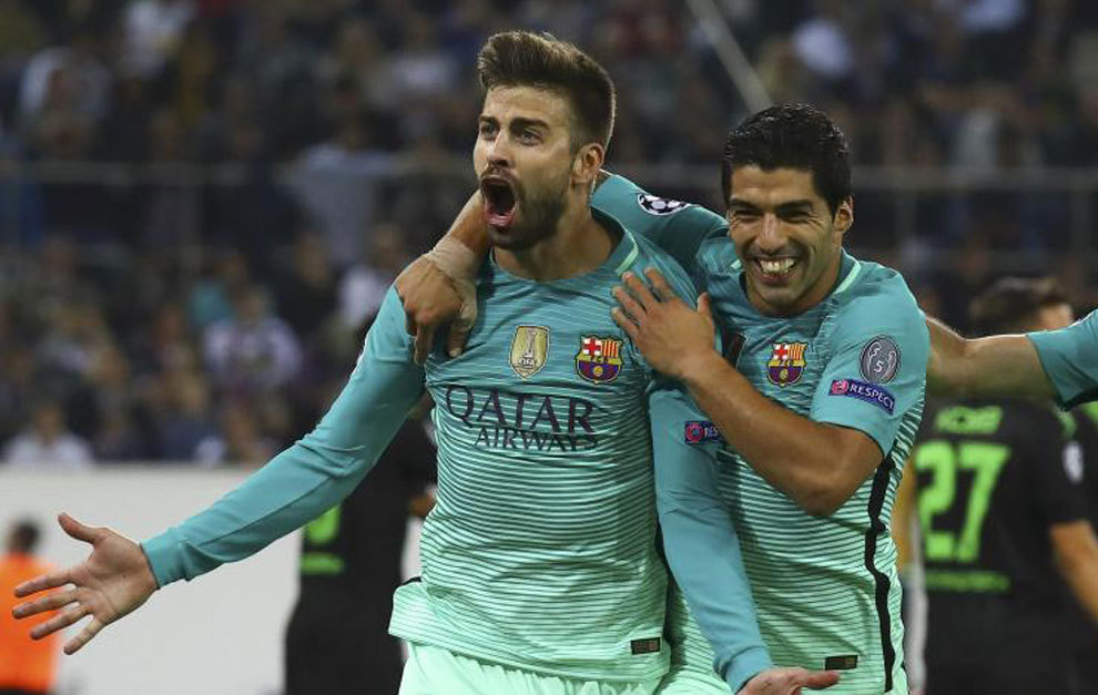 Pique: My goal was a pre-planned play for Suarez and my job had been to block Pique: My goal was a pre-planned play for Suarez and my job had been to block