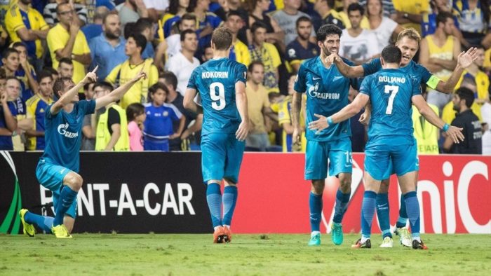 Zenit mount stunning comeback in Israel with four goals in 14 minutes Zenit mount stunning comeback in Israel with four goals in 14 minutes