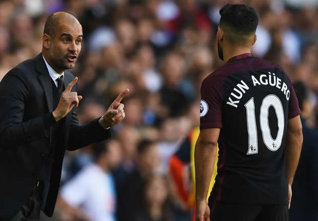 Guardiola happy with Aguero but demands more Guardiola happy with Aguero but demands more