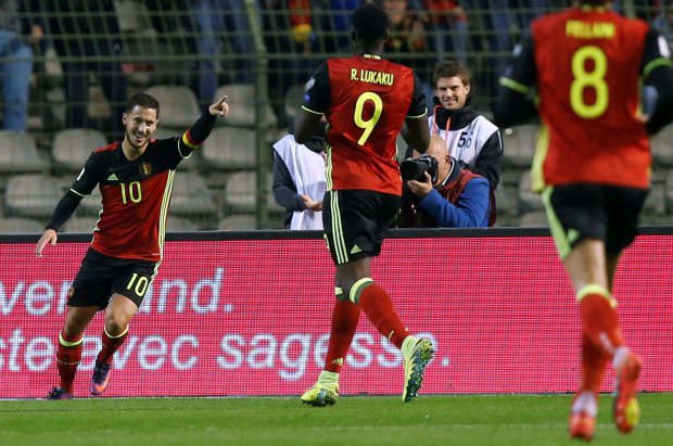 Hazard stars in emphatic Belgium victory Hazard stars in emphatic Belgium victory