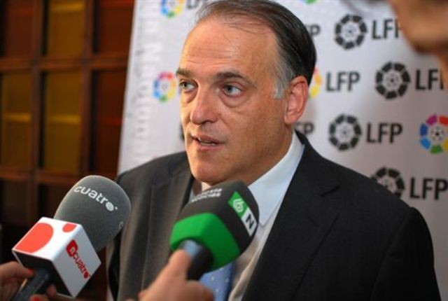 Barcelona report La Liga president Tebas to Spanish sports court Barcelona report La Liga president Tebas to Spanish sports court