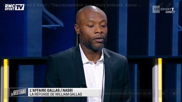 Gallas reveals he feared Nasri planned to have him kidnapped and tasered Gallas reveals he feared Nasri planned to have him kidnapped and tasered