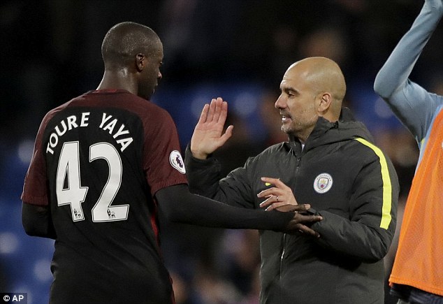 Guardiola to recall Yaya Toure for Champions League but won’t guarantee Man City future Guardiola to recall Yaya Toure for Champions League but won’t guarantee Man City future