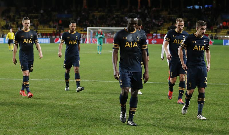 Tottenham crash out of Champions League with 2-1 loss to Monaco Tottenham crash out of Champions League with 2-1 loss to Monaco