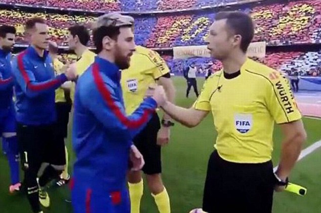 La Liga ban El Clasico assistant referee who was too friendly with Barcelona player La Liga ban El Clasico assistant referee who was too friendly with Barcelona player