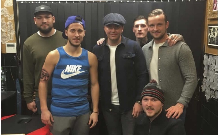 Hazard drops hint about Chelsea future as he shows off new tattoo Hazard drops hint about Chelsea future as he shows off new tattoo