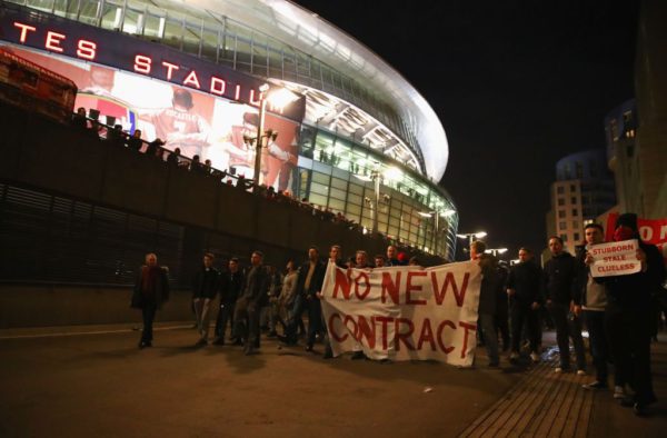 Wenger reveals fan protests could sway his decision on his Arsenal future Wenger reveals fan protests could sway his decision on his Arsenal future