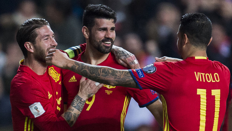 Diego Costa scores as Spain ease to a 4-1 win over Israel Diego Costa scores as Spain ease to a 4-1 win over Israel
