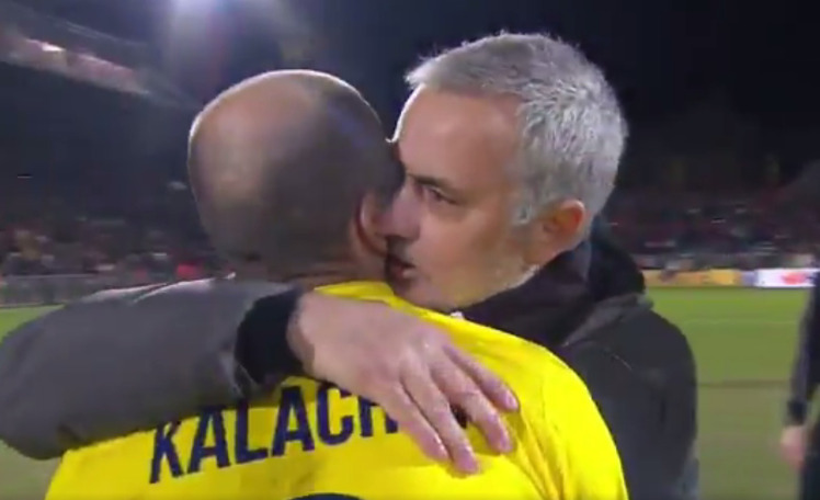 REVEALED: What Mourinho whispered to Rostov star after the final whistle REVEALED: What Mourinho whispered to Rostov star after the final whistle