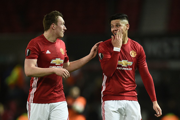 Bizarre scenes at Old Trafford as Rojo eats a banana and Jones needs an inhaler Bizarre scenes at Old Trafford as Rojo eats a banana and Jones needs an inhaler