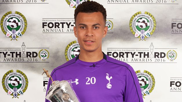 Alli named PFA Young Player of the Year for second season running Alli named PFA Young Player of the Year for second season running