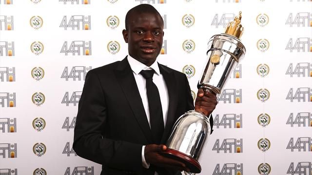 Kante overwhelmed by award from fellow players Kante overwhelmed by award from fellow players