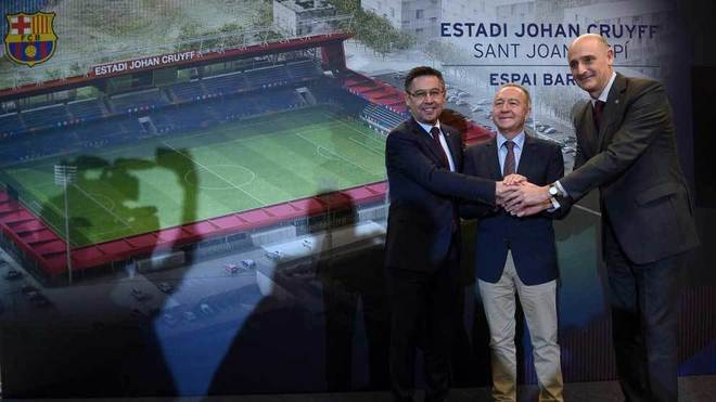 Barcelona to start building the Estadio Cruyff this summer Barcelona to start building the Estadio Cruyff this summer