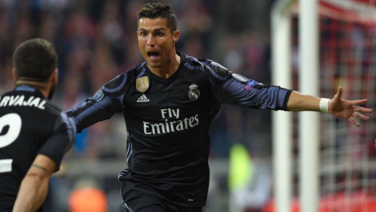Ronaldo makes history with 100th European goal as Madrid take control against Bayern Ronaldo makes history with 100th European goal as Madrid take control against Bayern