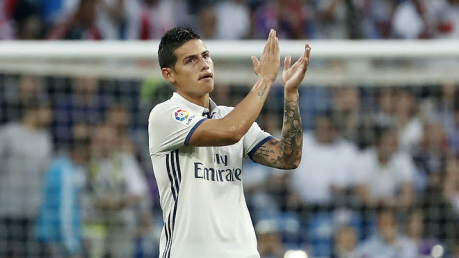 James’ stepfather happy wantaway star is leaving Madrid amid Man United rumours James’ stepfather happy wantaway star is leaving Madrid amid Man United rumours