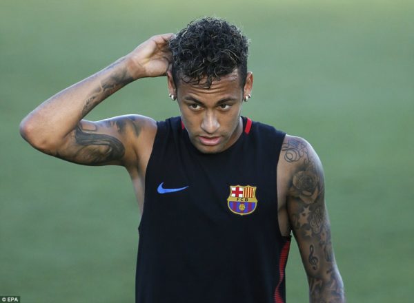 Neymar storms out of Barcelona training following clash with team-mate Neymar storms out of Barcelona training following clash with team-mate