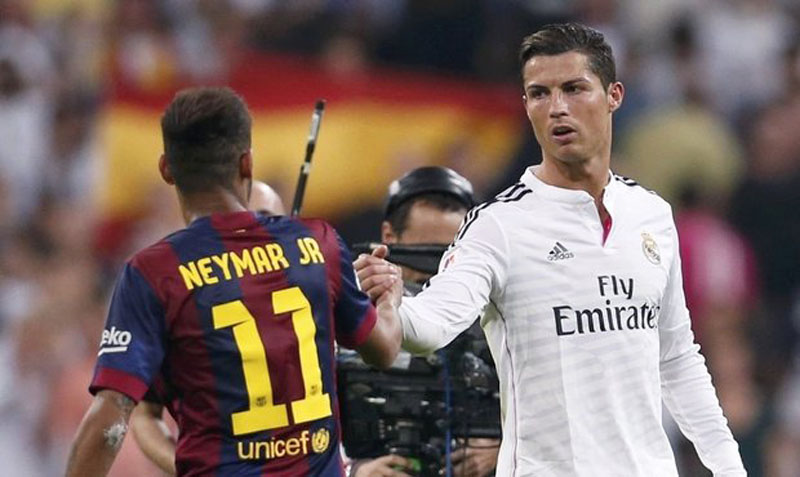 Ronaldo urges Neymar not to quit Barcelona… unless for Manchester United Ronaldo urges Neymar not to quit Barcelona… unless for Manchester United