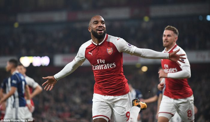 Wenger hails Lacazette after his brace in West Brom win Wenger hails Lacazette after his brace in West Brom win