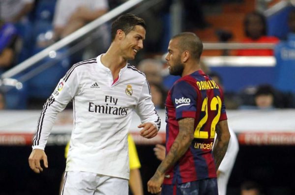 Dani Alves: Ronaldo the best I’ve ever faced Dani Alves: Ronaldo the best I’ve ever faced