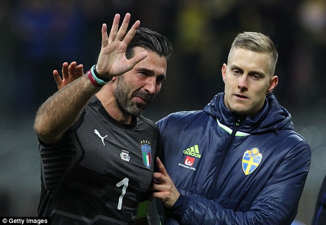 Buffon confirms retirement after Italy lose in World Cup play-off to Sweden Buffon confirms retirement after Italy lose in World Cup play-off to Sweden