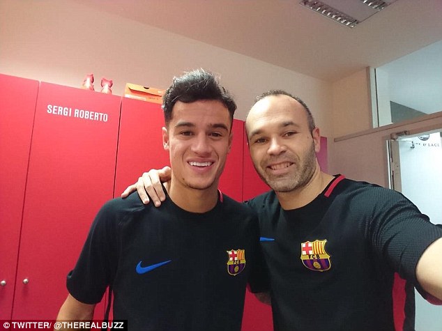 PHOTOS: Barcelona players welcome Coutinho after £145m move PHOTOS: Barcelona players welcome Coutinho after £145m move